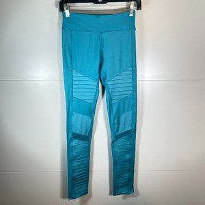 NWT! Bright Blue Moto Leggings by LA Society